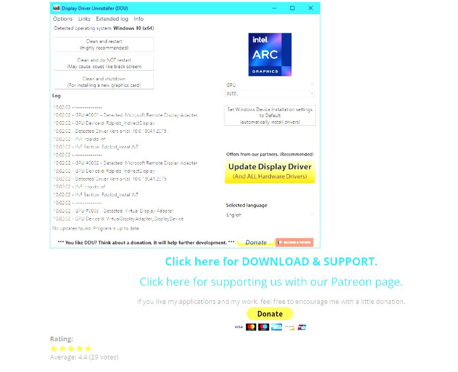 Click here for DOWNLOAD & SUPPORT