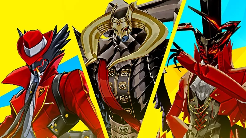 P5R主人公のペルソナ: アルセーヌ、ラウール、サタナエル